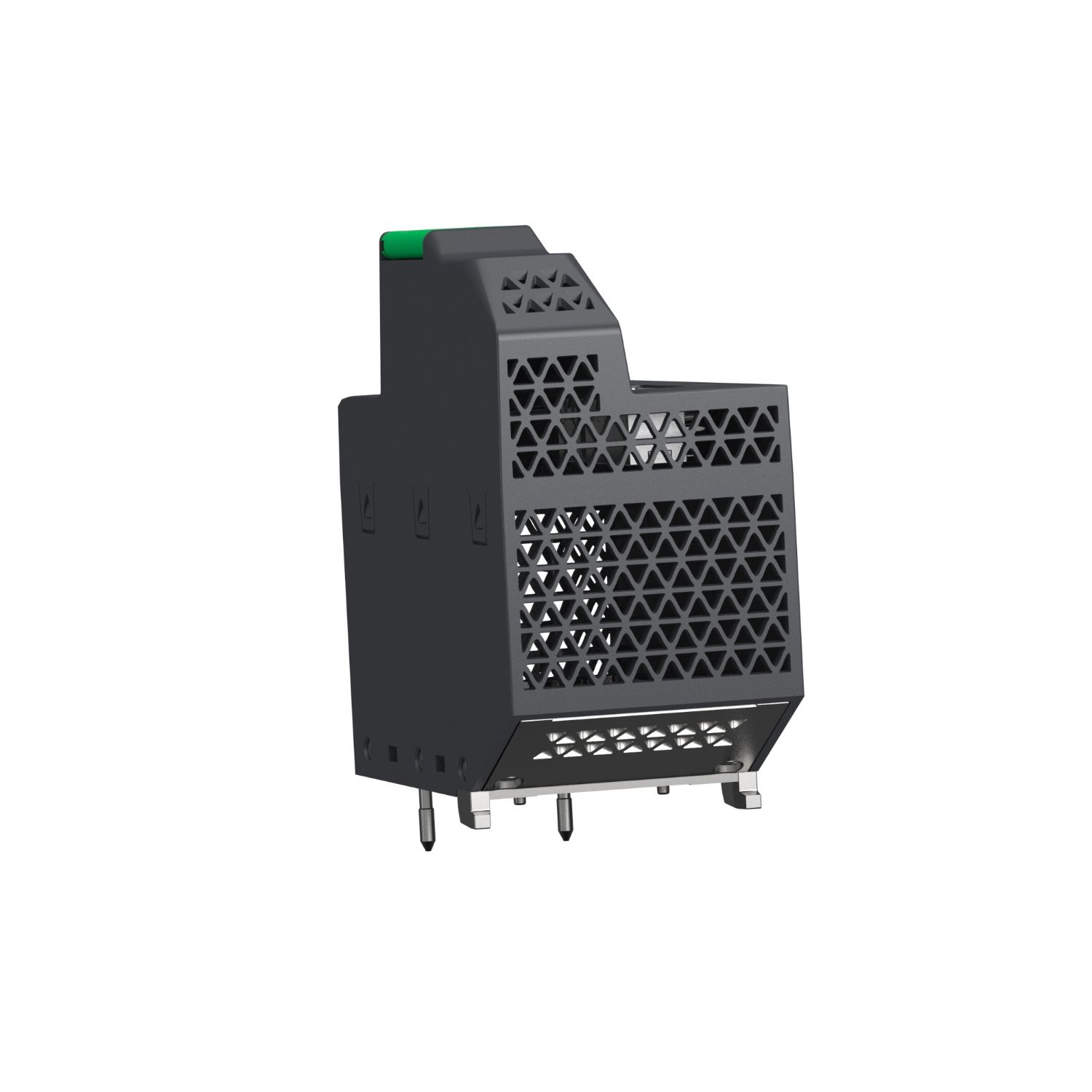 Picture of standalone processor, Modicon M580, 64MB, 61 Ethernet devices, 31 remote IO racks of X80 and Quantum, conformal coating