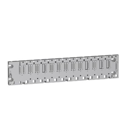 Picture of rack, Modicon X80, 12 slots, Ethernet backplane, ruggedized