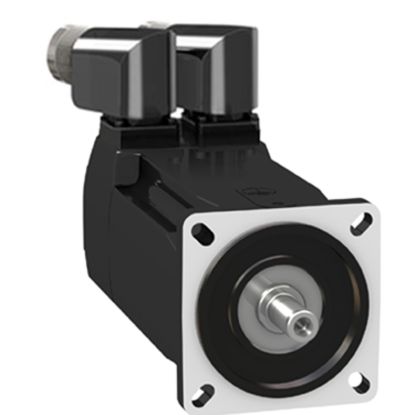 Picture of servo motor BMH, Lexium 32, 1.4Nm, 8000rpm, keyed shaft, with brake, IP54, 128bit encoder