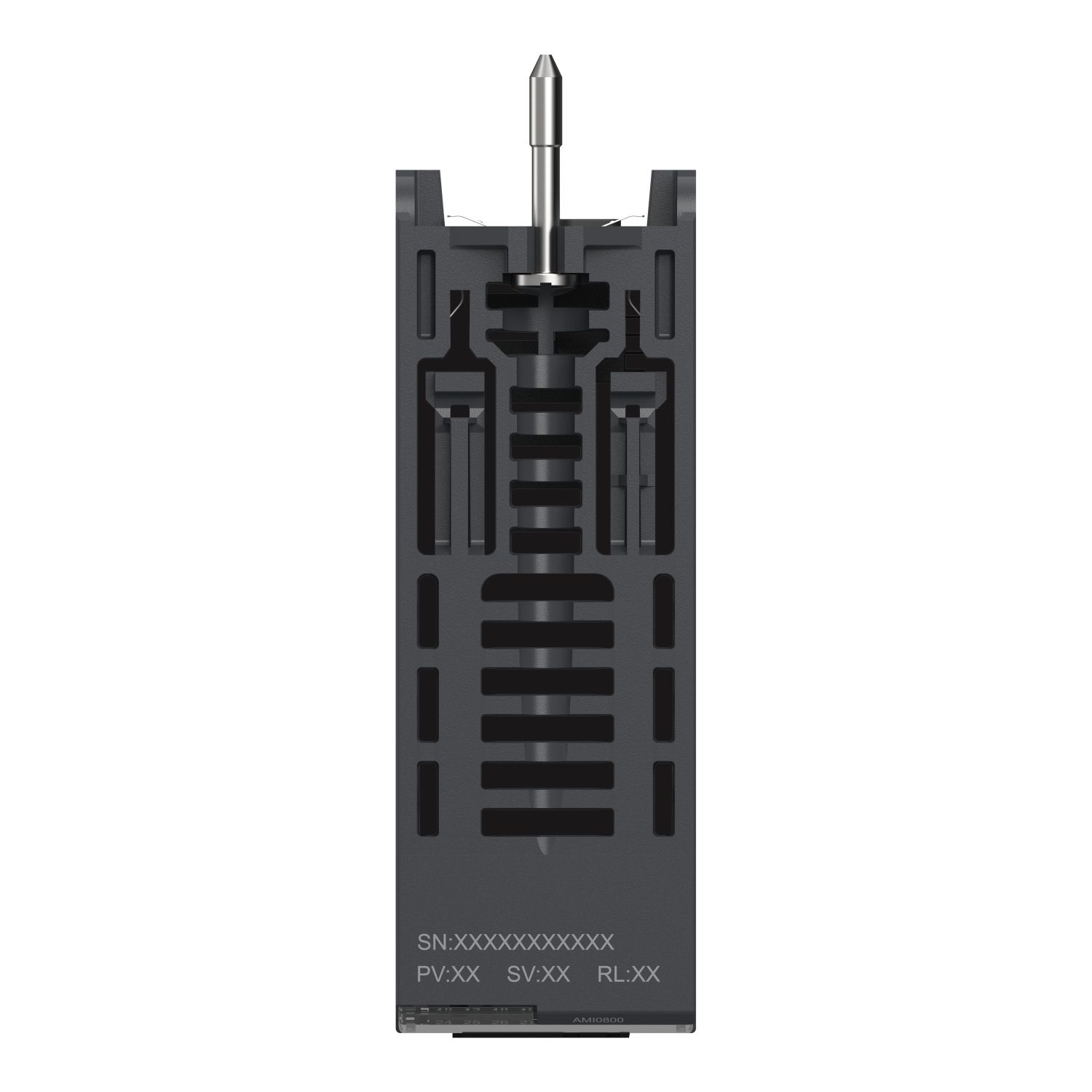Picture of analog non isolated high level input module, Modicon X80, 8 inputs, 0 to 20mA, 4 to 20mA, 10V positive or negative