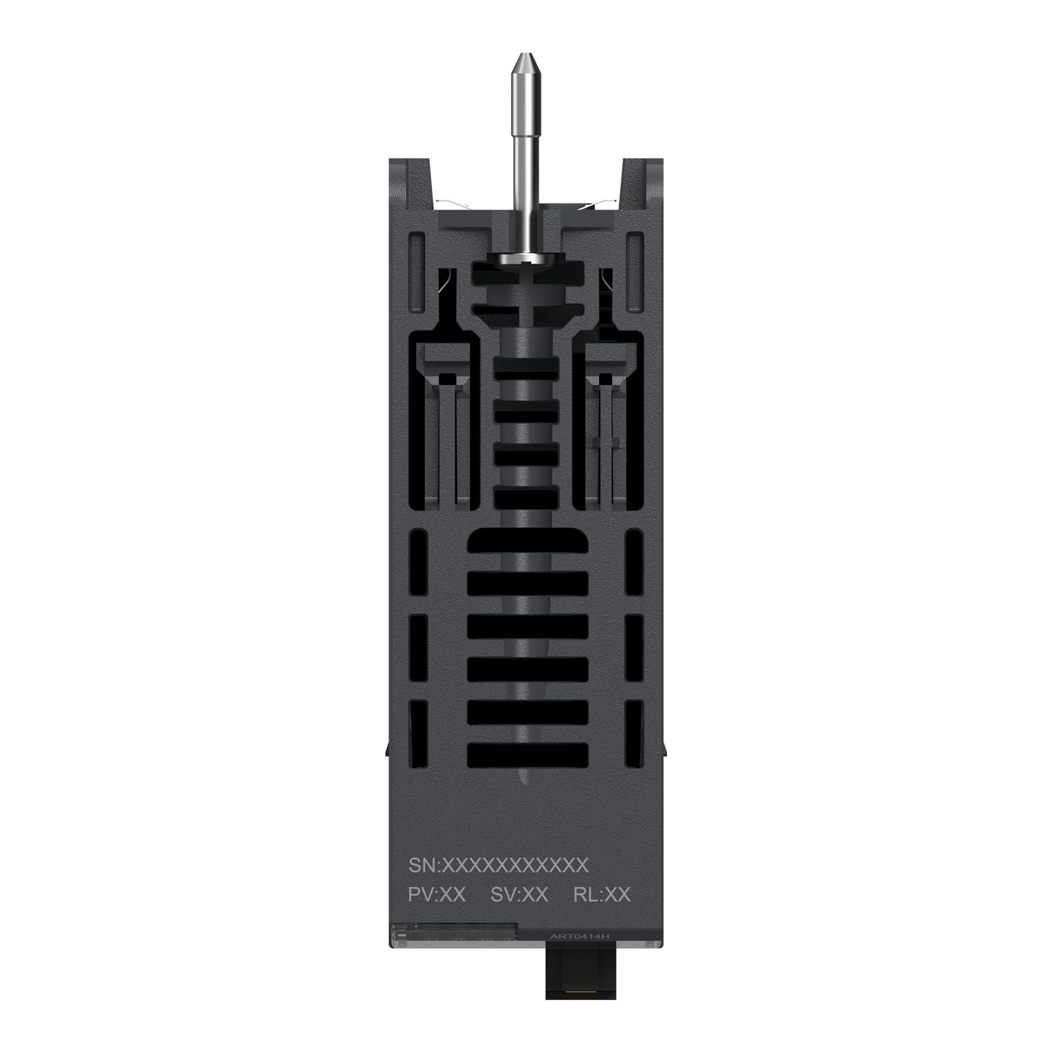 Picture of Analog isolated low level input module, Modicon X80, 4 inputs, 40mV positive or negative, for severe environments