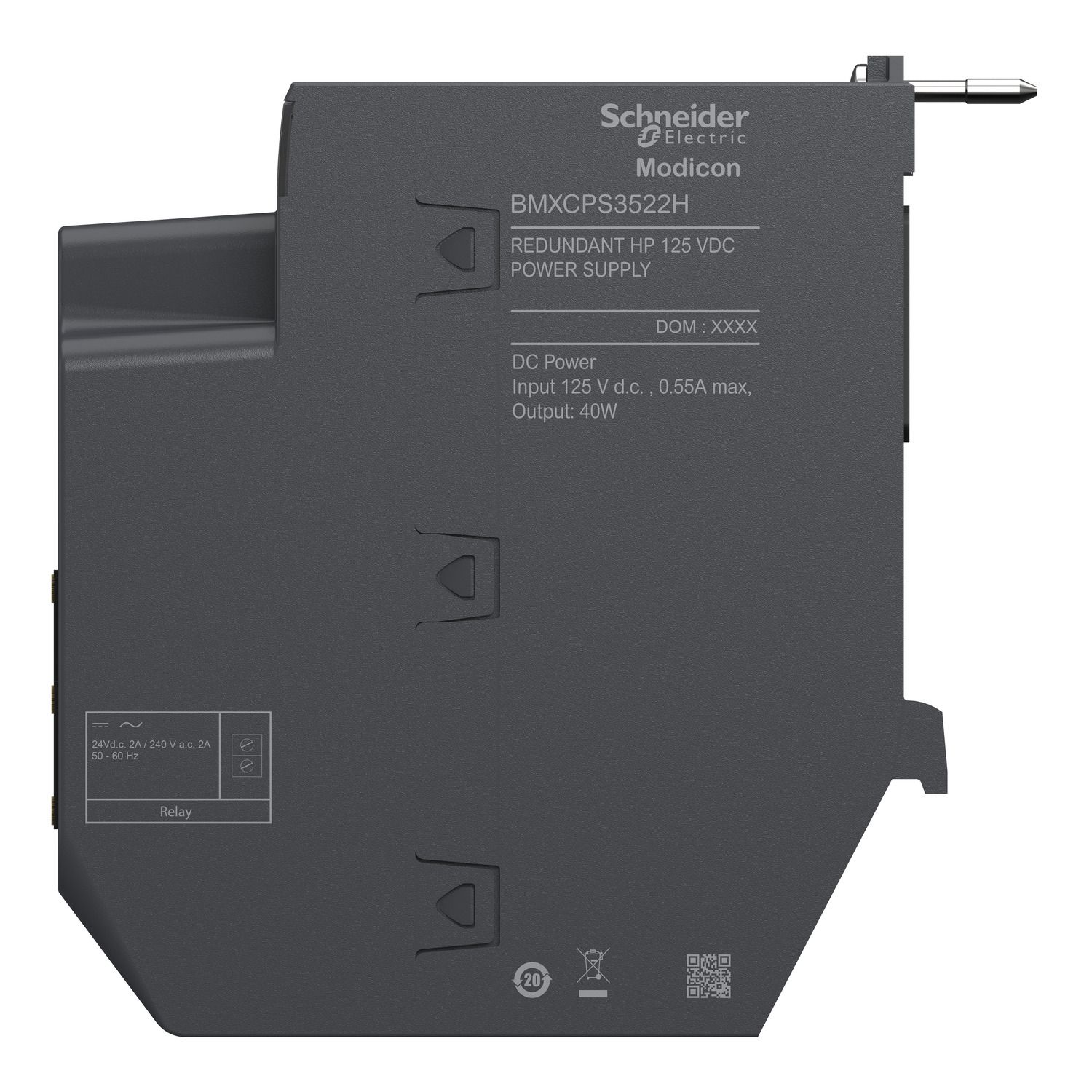Picture of redundant power supply module X80 - 125 V DC - for severe environments