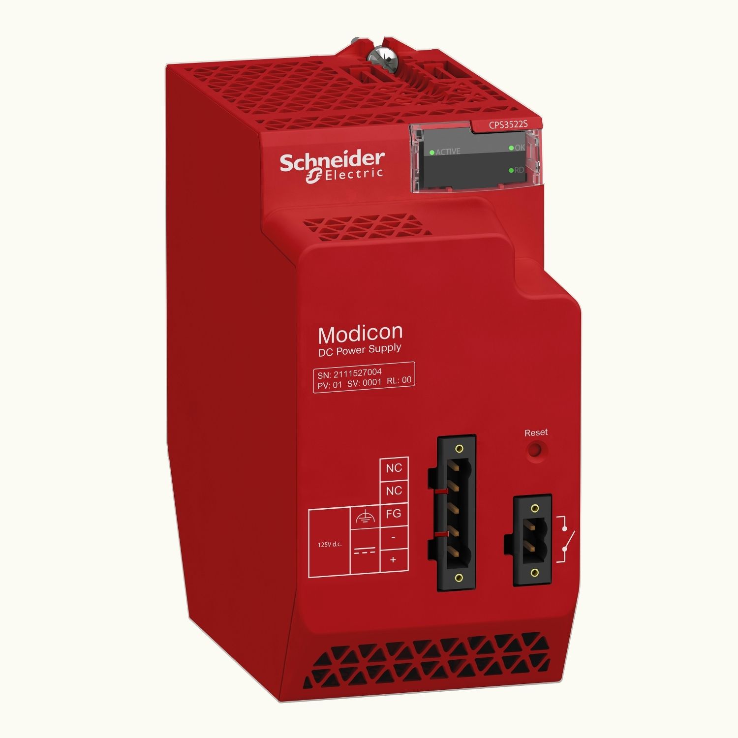Picture of redundant power supply module X80 - 125 V DC - Safety