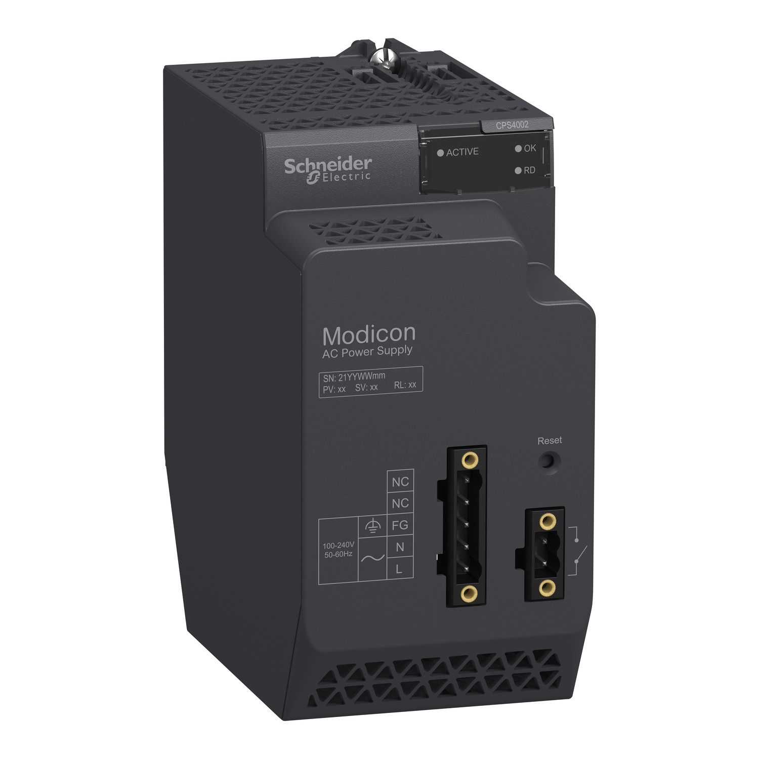 Picture of power supply module, Modicon X80, 100 to 240V AC