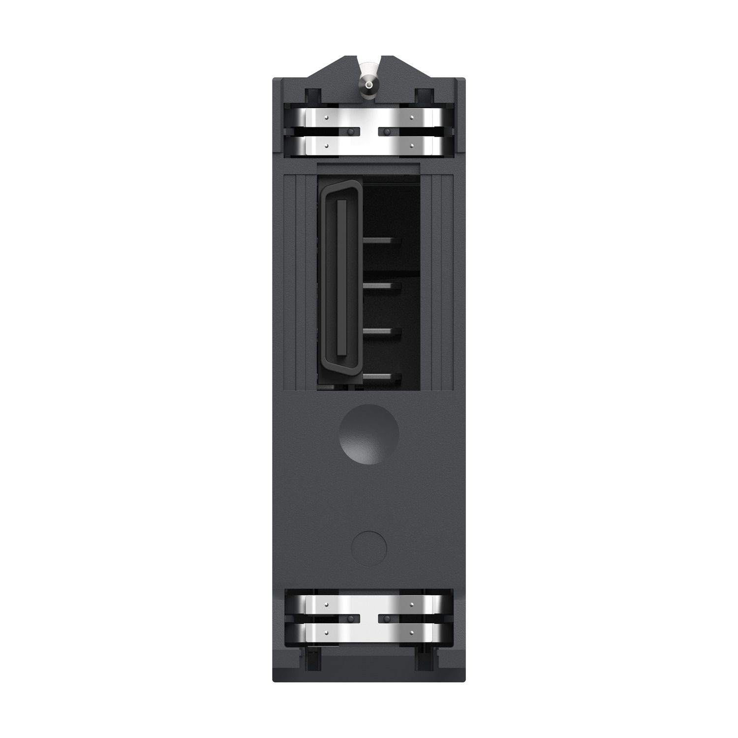 Picture of discrete input module, Modicon X80, 16 inputs, 24V AC or DC, positive or negative
