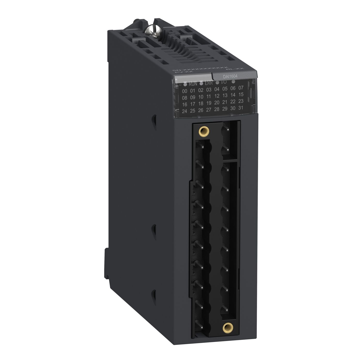 Picture of discrete input module, Modicon X80, 16 inputs, 100 to 120V AC