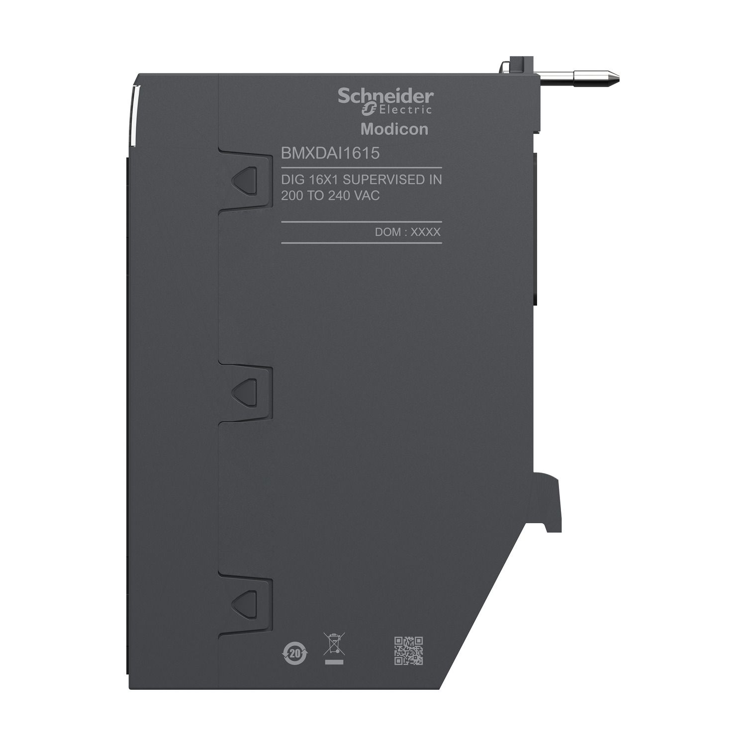 Picture of discrete input module, Modicon X80, 16 isolated inputs, 200 to 240V AC
