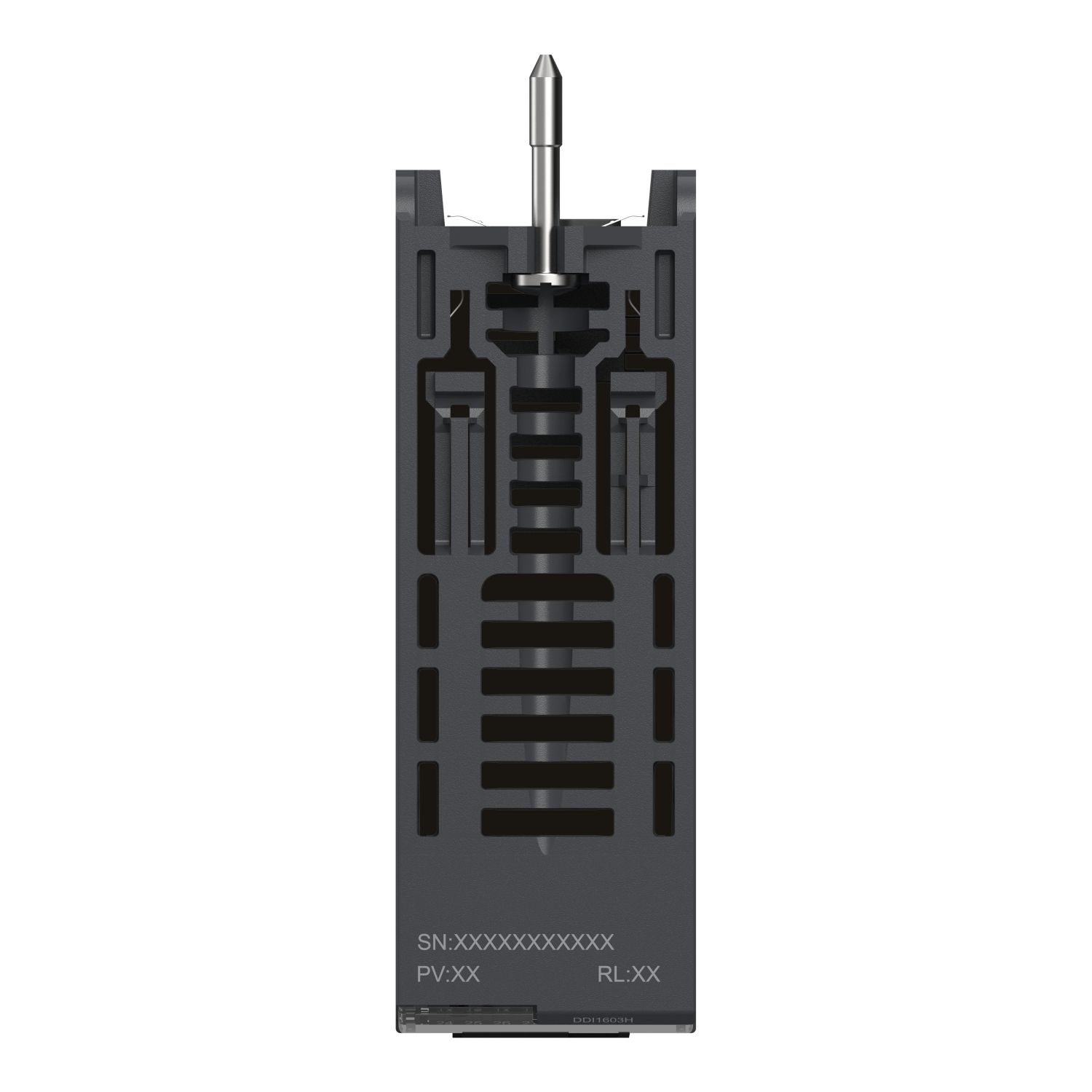 Picture of Discrete input module, Modicon X80, 16 inputs, 48V DC positive, for severe environments