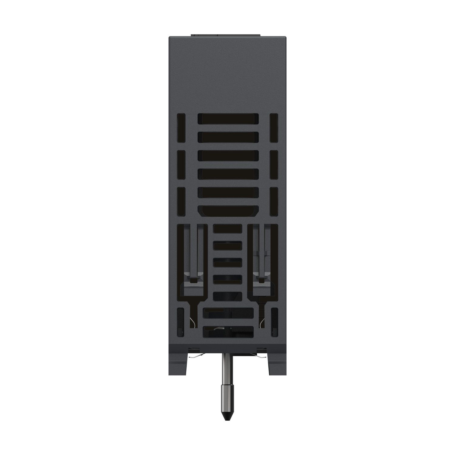 Picture of discrete mixed IO module, Modicon X80, 8 inputs, 8 outputs, 24V DC positive