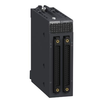 Picture of discrete output module, Modicon X80, 64 transistor outputs, 24V DC positive