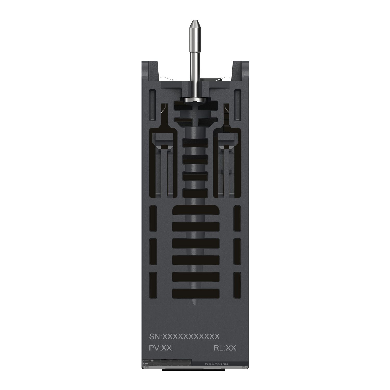 Picture of Discrete output module, Modicon X80, 8 NO relay outputs, 24 to 240V AC / 24 to 125V DC, for severe environments