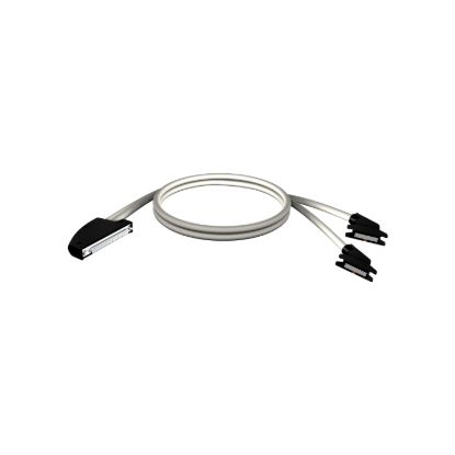 Picture of preformed cordset, Modicon M340, 40 way terminal, 2 x HE10 connector, 1m