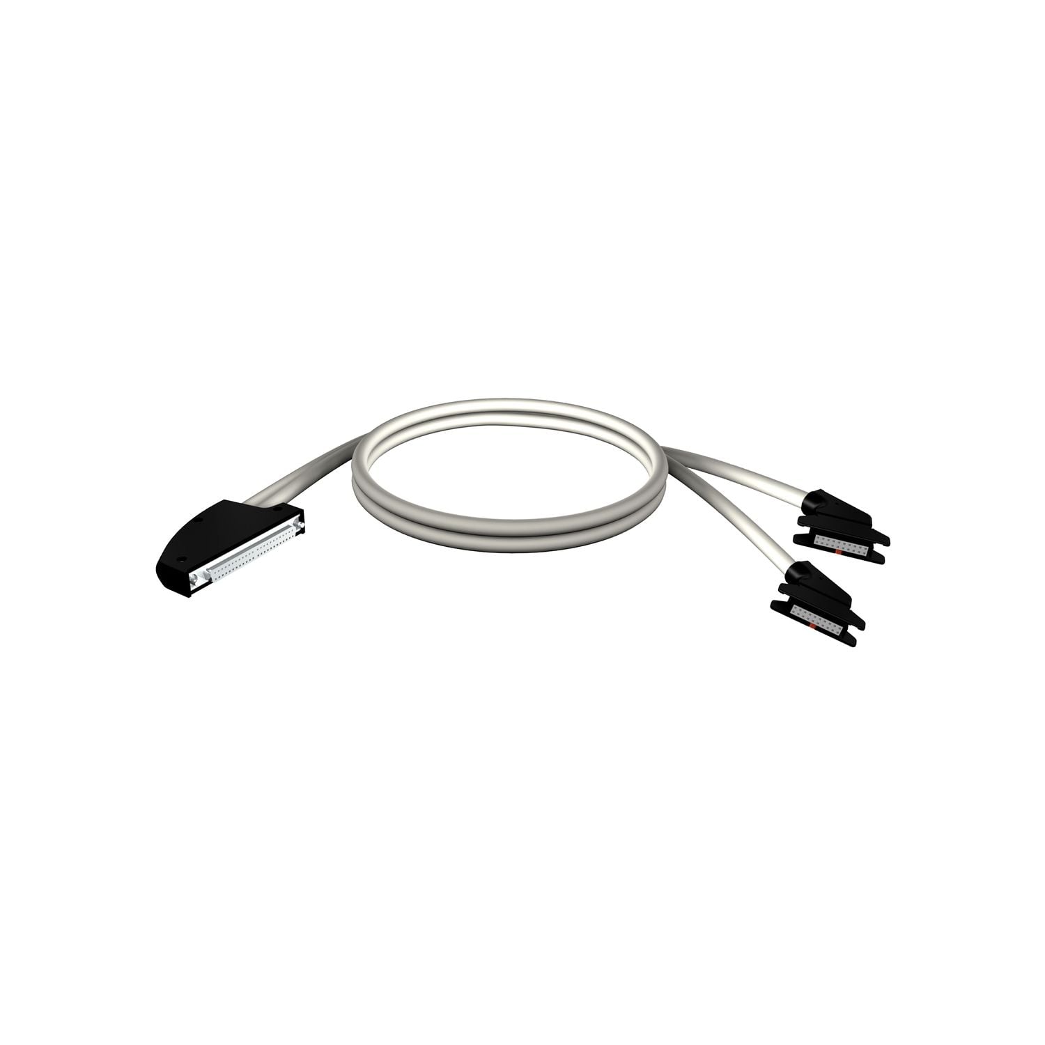 Picture of preformed cordset, Modicon M340, 40 way terminal, 2 x HE10 connector, 2m