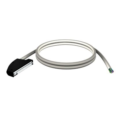 Picture of cord set, Modicon M340, 40-way terminal, one end flying leads, 10m
