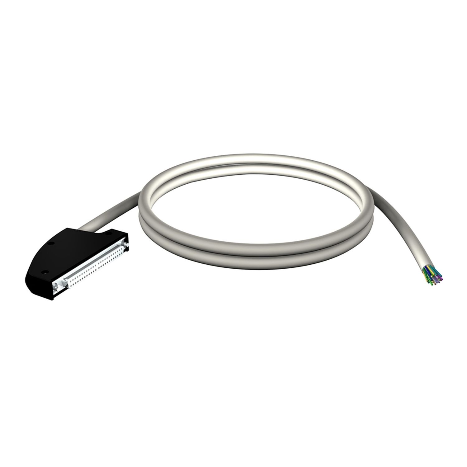 Picture of cord set, Modicon M340, 40-way terminal, one end flying leads, 3m