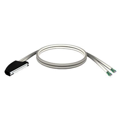 Picture of cord set, Modicon M340, 40-way terminal, two end flying leads, 3m