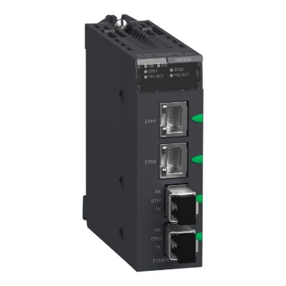 Picture of fiber converter module, Modicon X80, multimode