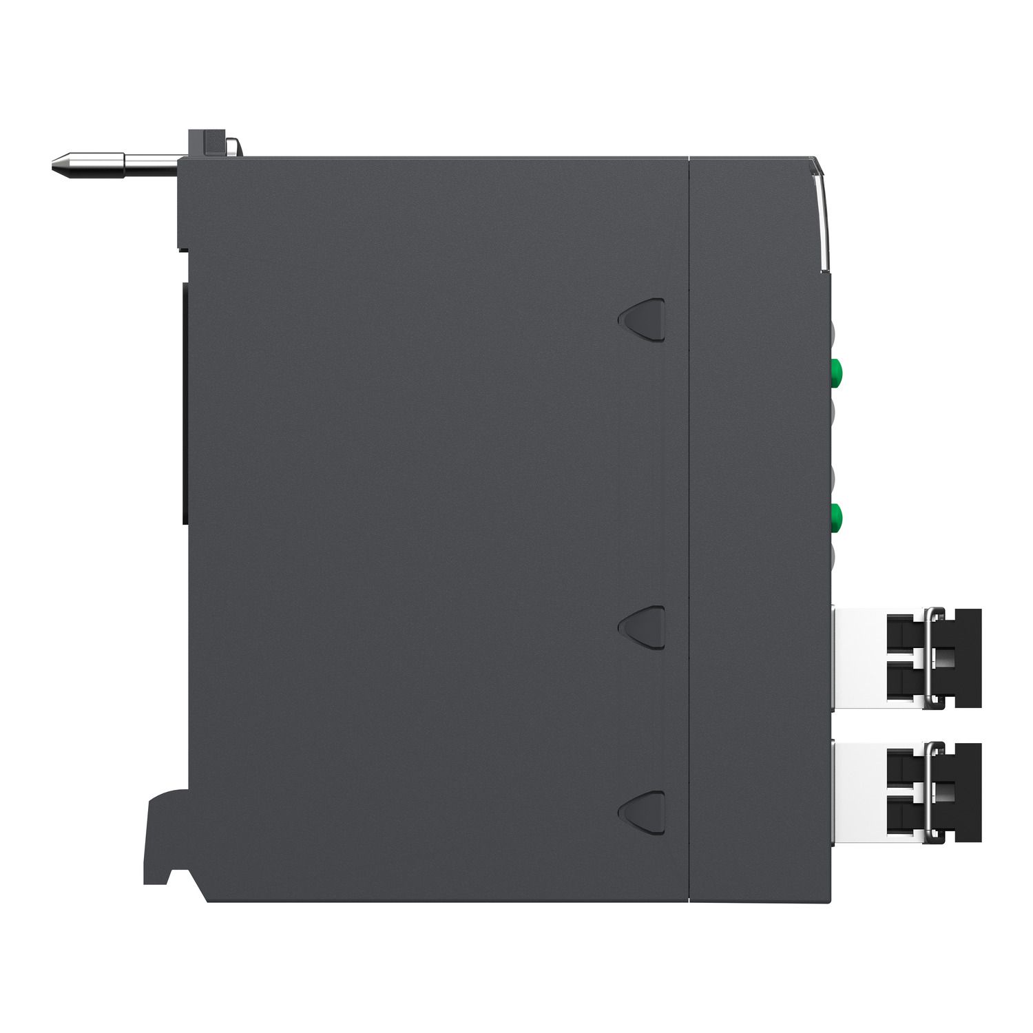 Picture of fiber converter, Modicon X80, MM/LC 2CH 100Mb, for severe environment