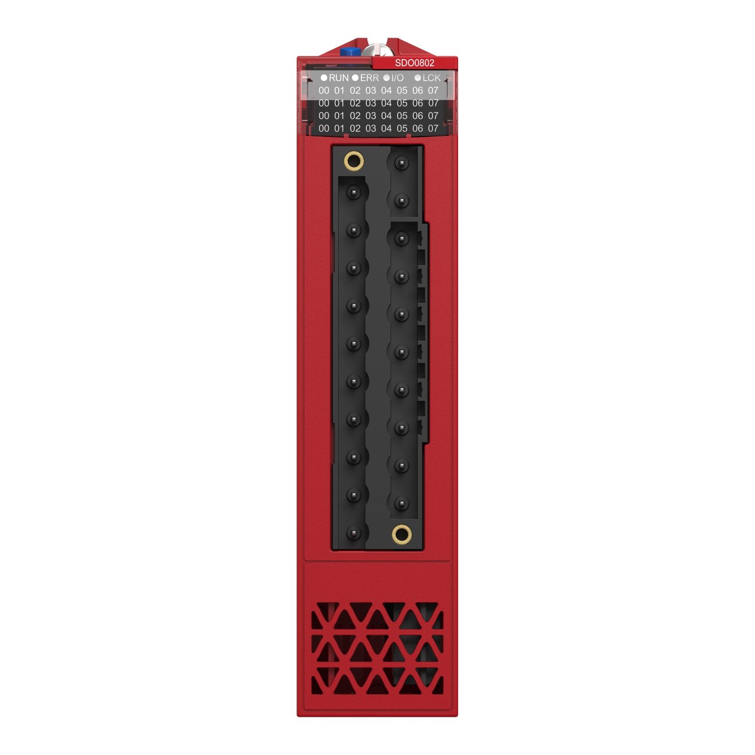 Picture of safety discrete output module, Modicon X80, 8 outputs, 24V DC positive