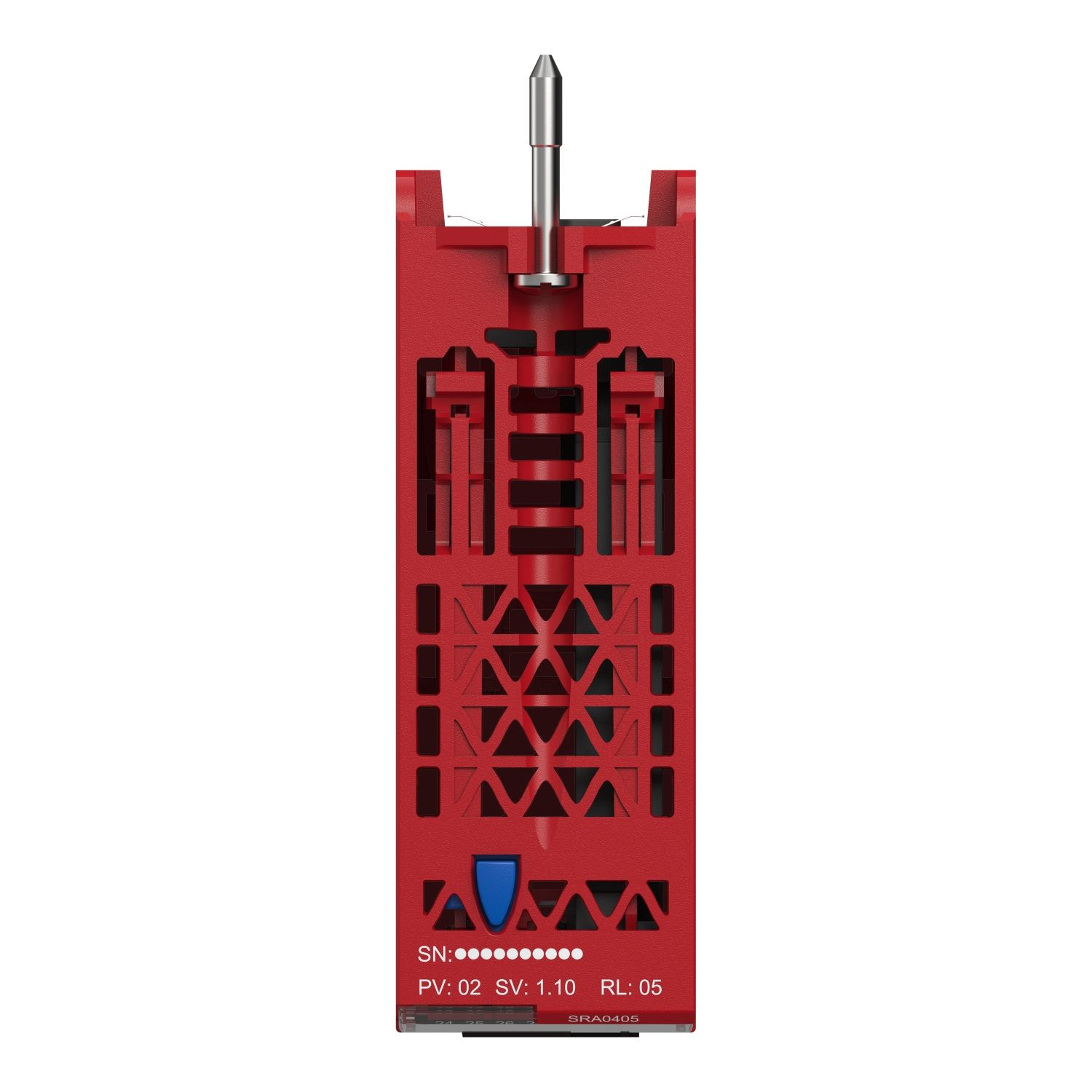 Picture of safety relay output module, Modicon X80, 4 isolated outputs, 24 to 230V AC, 24V DC