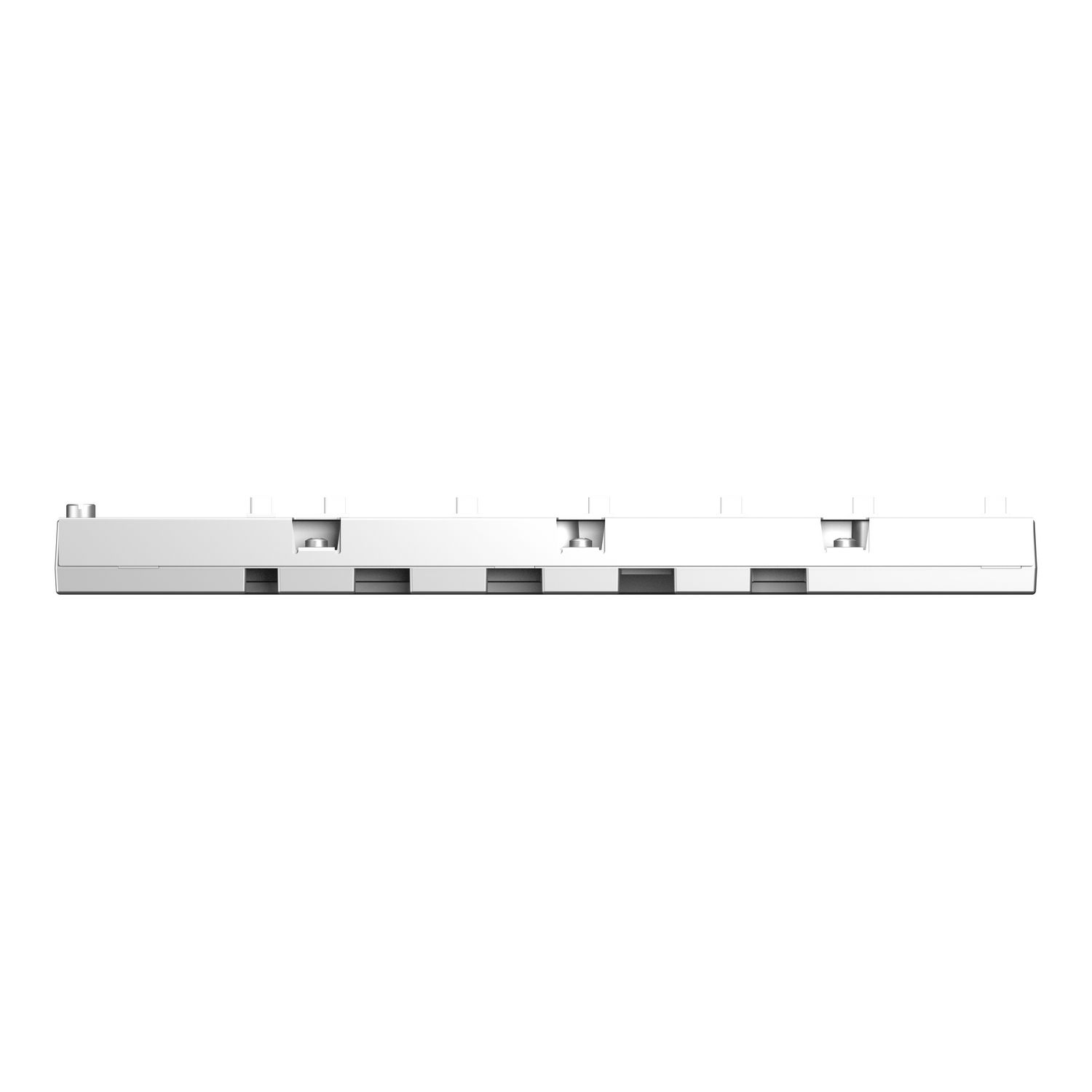 Picture of Backplane, Modicon X80, 4 slots, panel, mounitng plate or DIN rail mounting, ruggedized