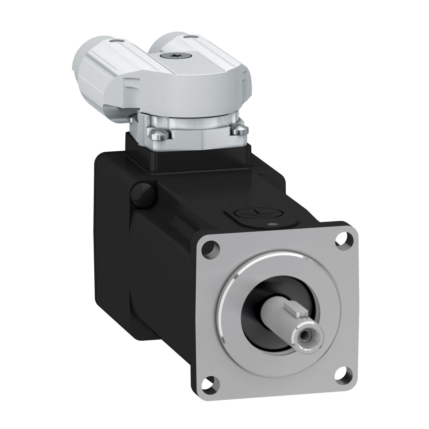 Picture of servo motor BSH, Lexium 32, 0.38N.m, 9000rpm, 40mm, keyed shaft, 16 Sincos Multi turn, without brake, IP50