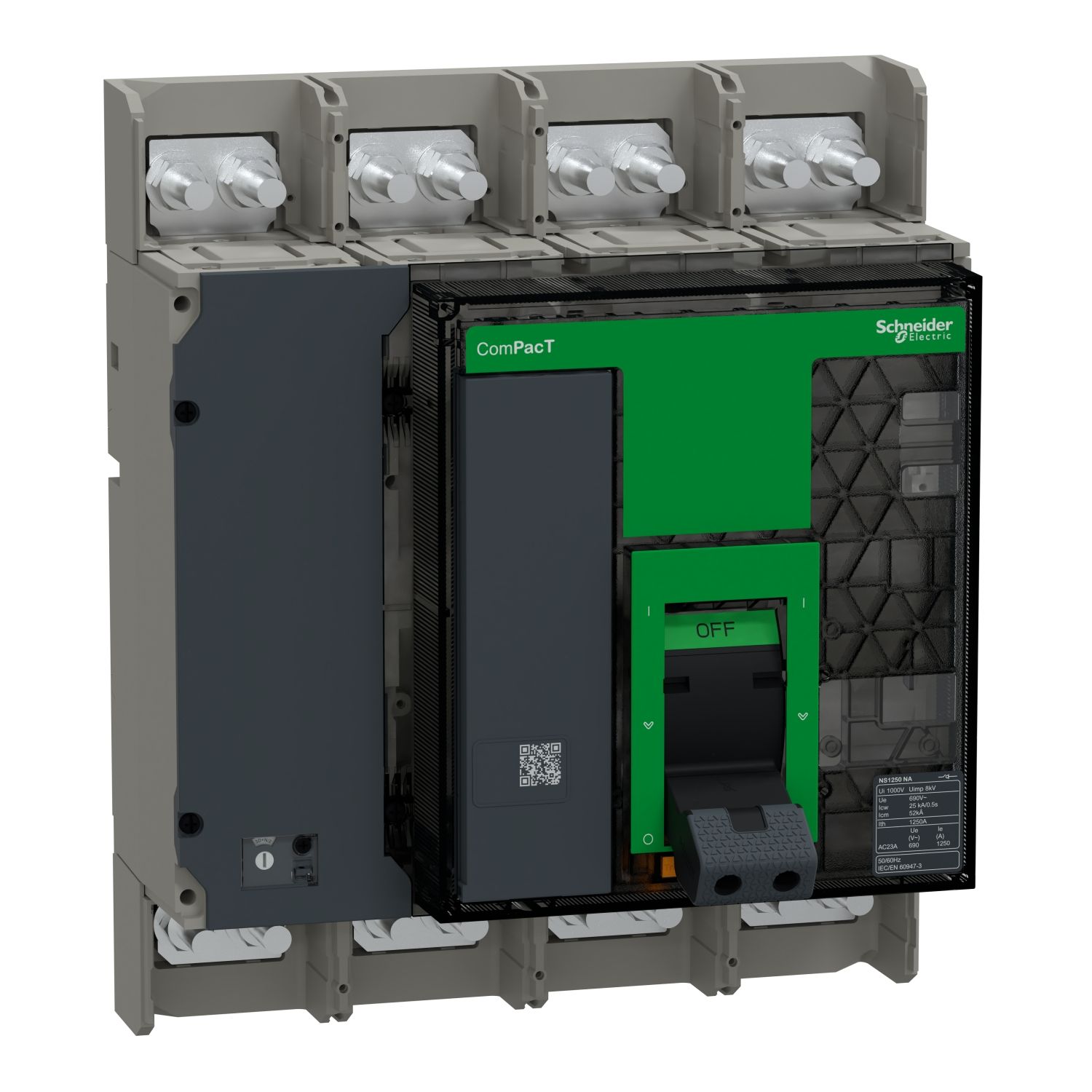 Picture of Switch disconnector, ComPacT NS1250 NA, 4P, fixed, manually operated, 1250A