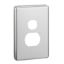 Picture of Socket Outlet Cover Plate, Classic C2000 Series, Horizontal Mount, for Single Socket