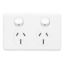 Picture of Socket Outlet, Classic C2000 Series, Double