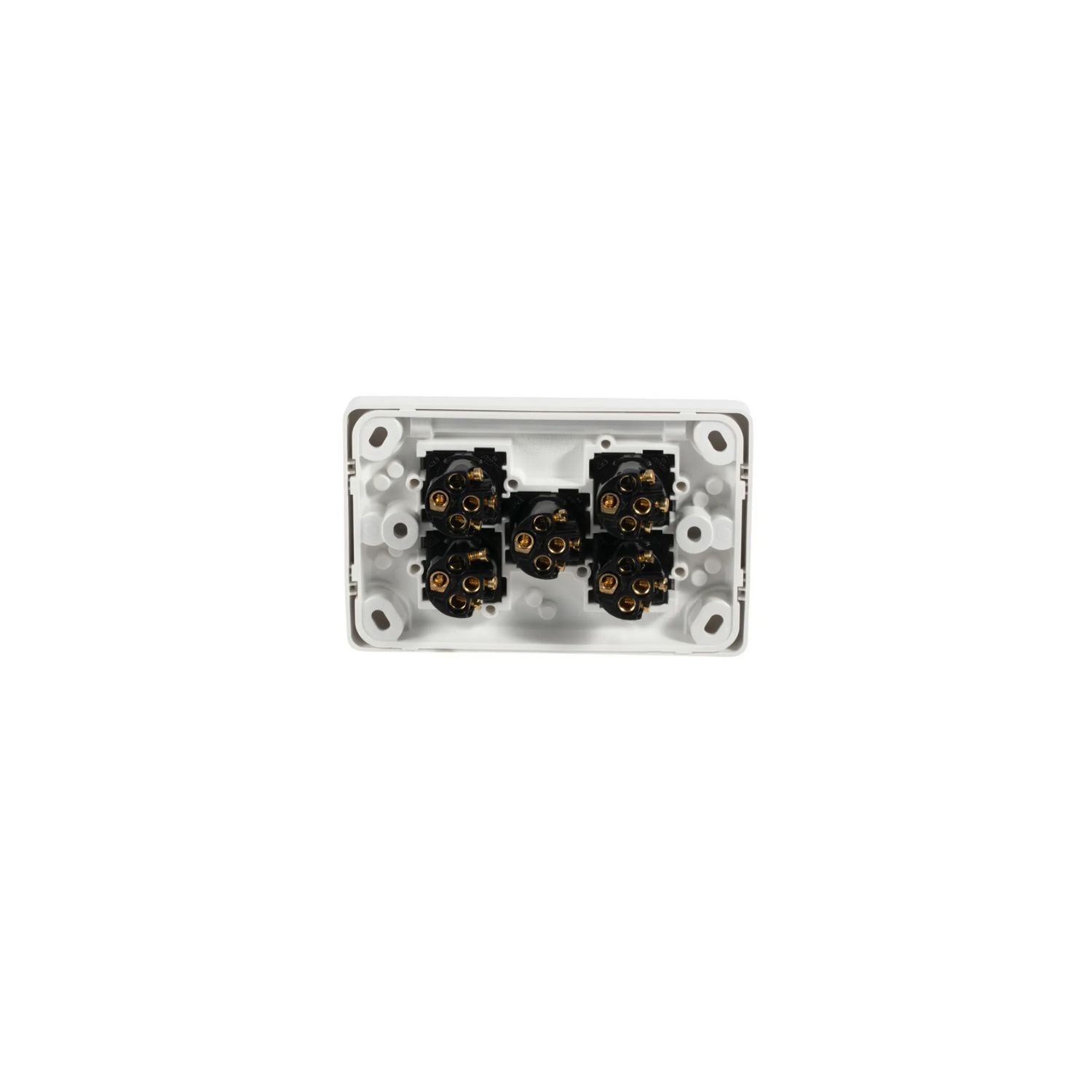 Picture of Flush Switch, Classic C2000 Series, 5 Gang, 250VAC, 10A, Standard, Horizontal