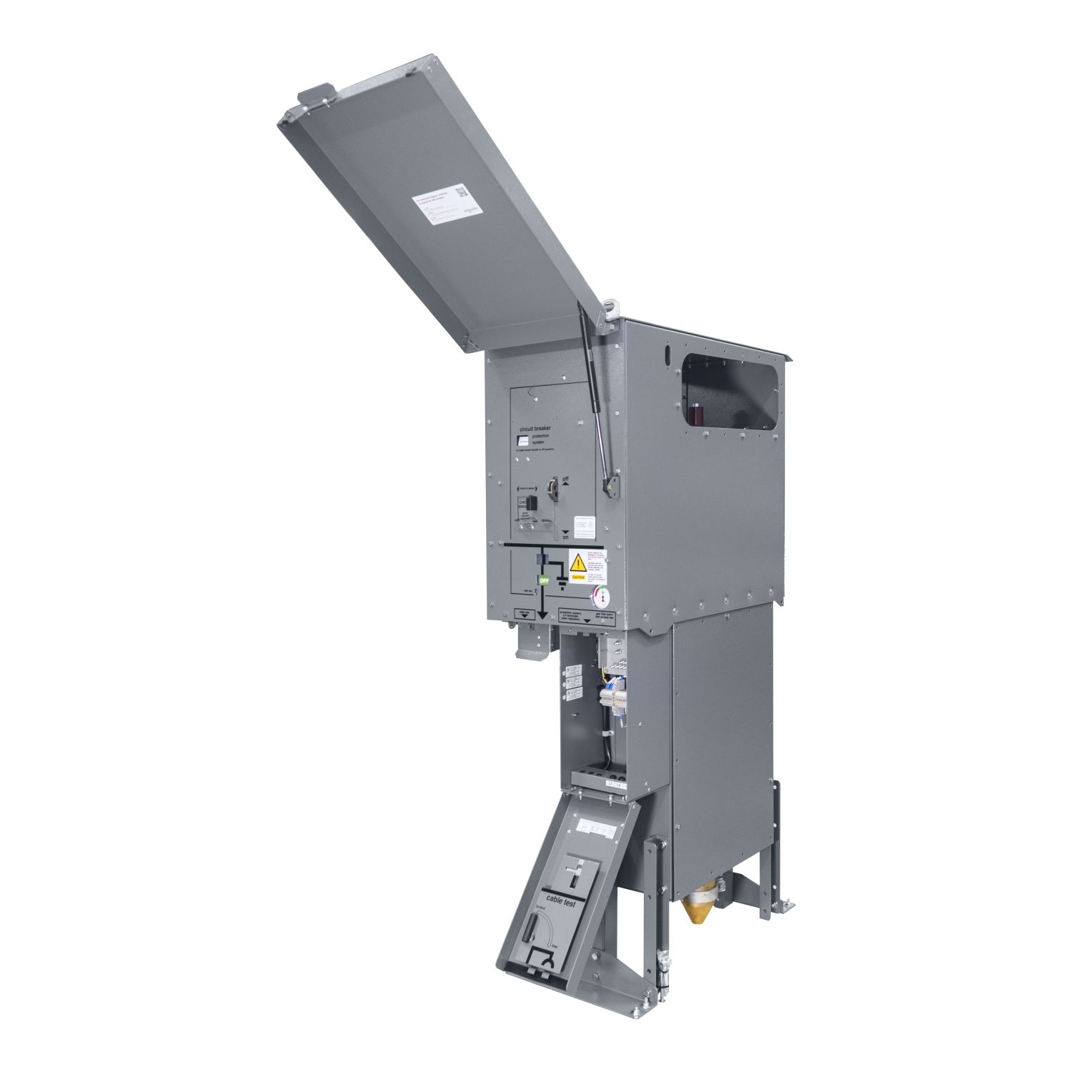 Picture of Circuit breaker, Ringmaster, extensible 200A, circuit breaker 13.8kV, 21kA/3s, 95kV, VIP400, shunt, VPIS, motor provision