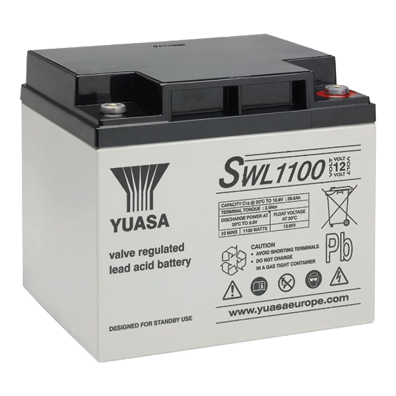 Picture of PowerLogic BAT38Ah 12V 38Ah 10 years life high rate industrial VRLA battery