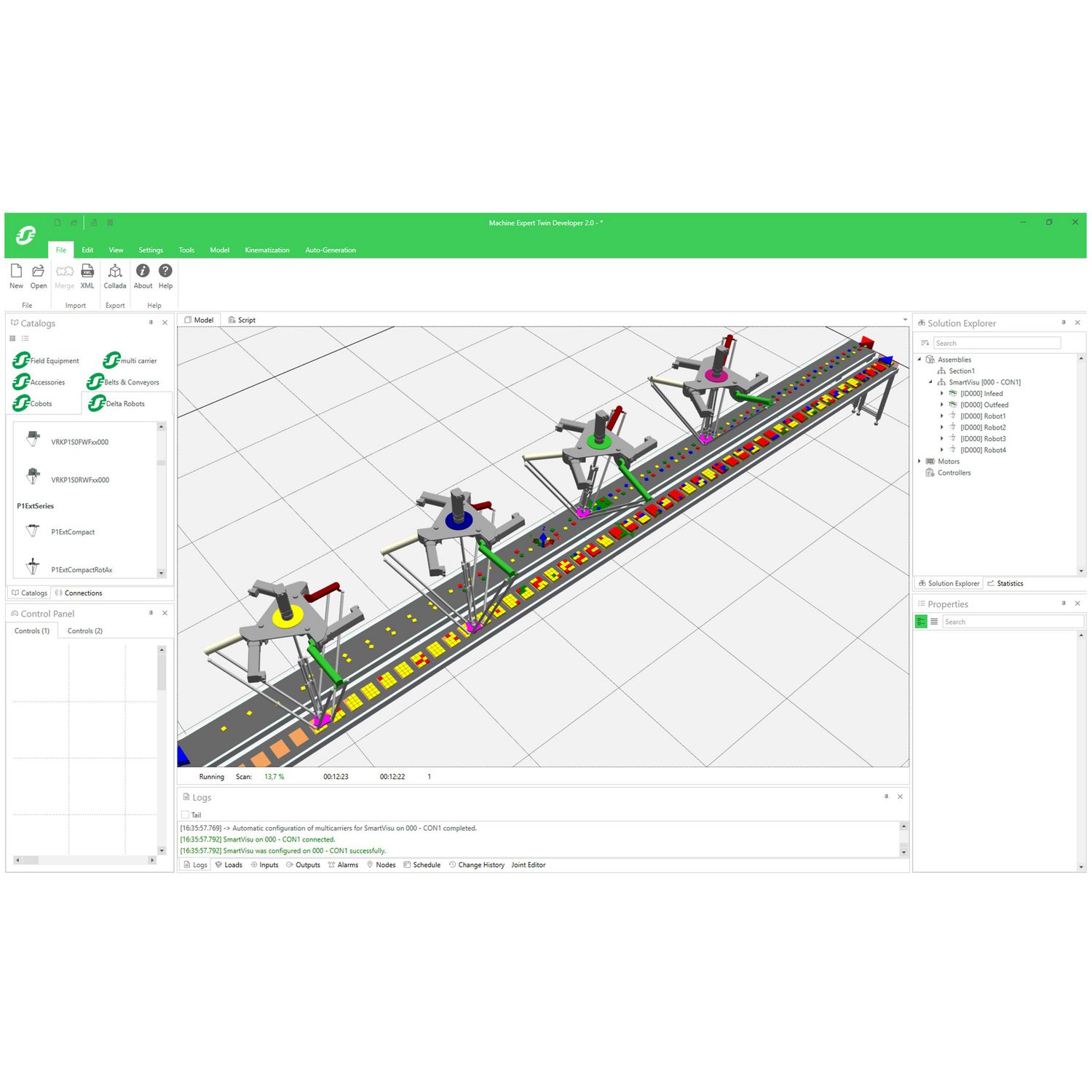Picture of license, Ecostruxure Machine Expert Twin, builder, node locked, annual, team, 10 users, unlimited objects