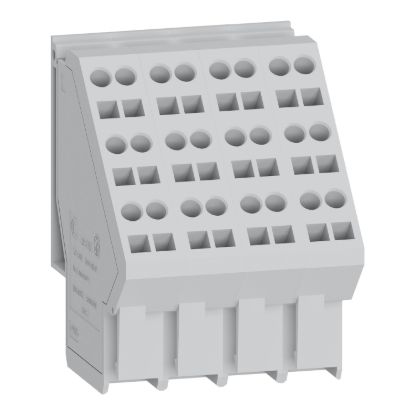 Picture of Auxiliary terminal Block, 3 wiring connection