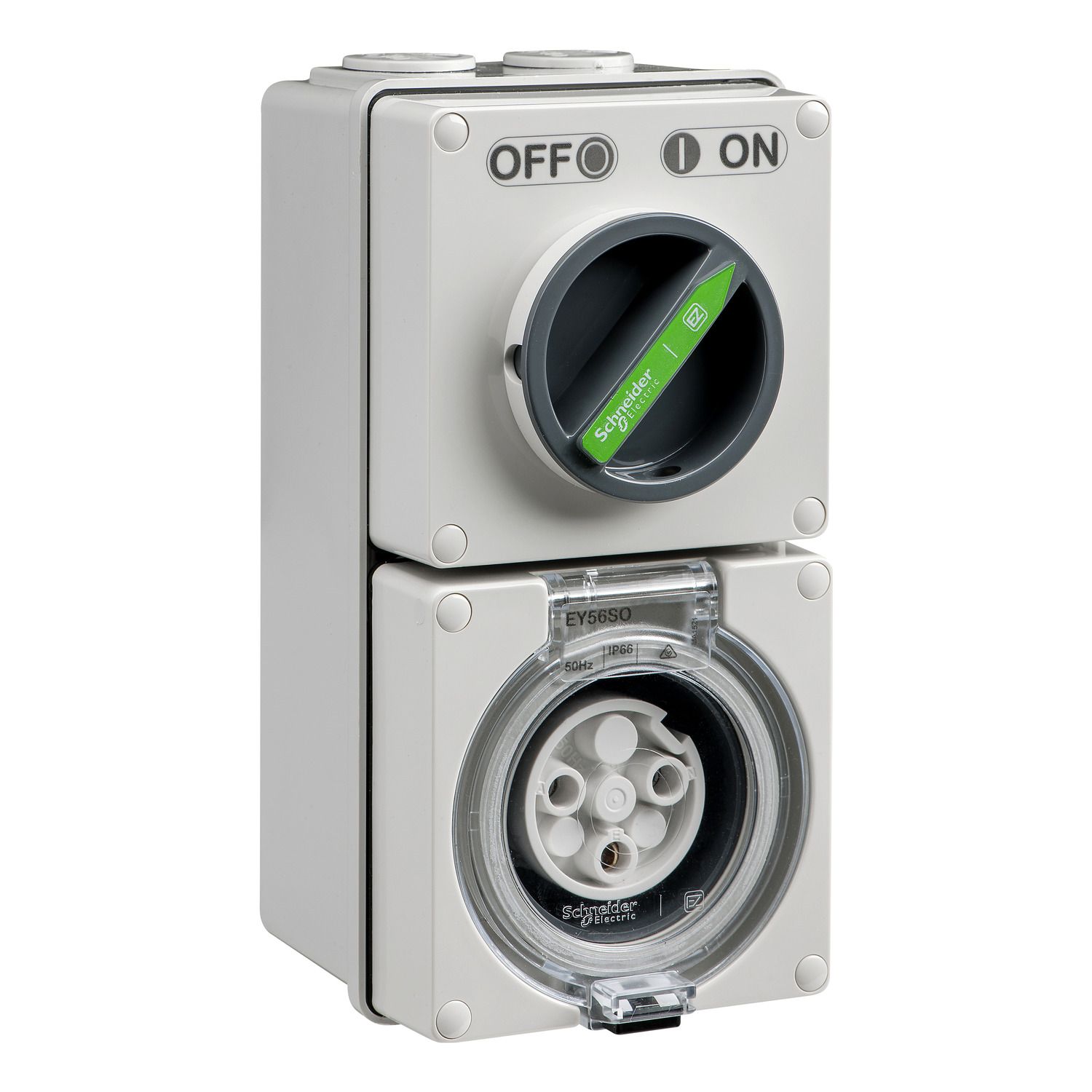Picture of Switched Socket, Easy56, 3 Pin, 20A, 250V