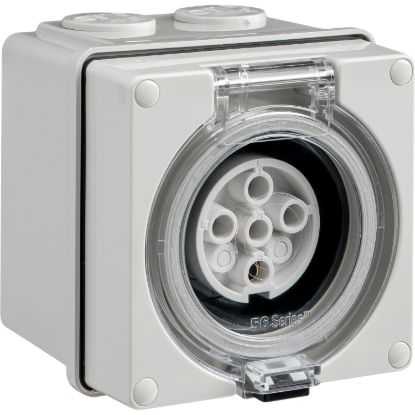 Picture of Socket, Easy56, 5 Pin, 10A, 500V