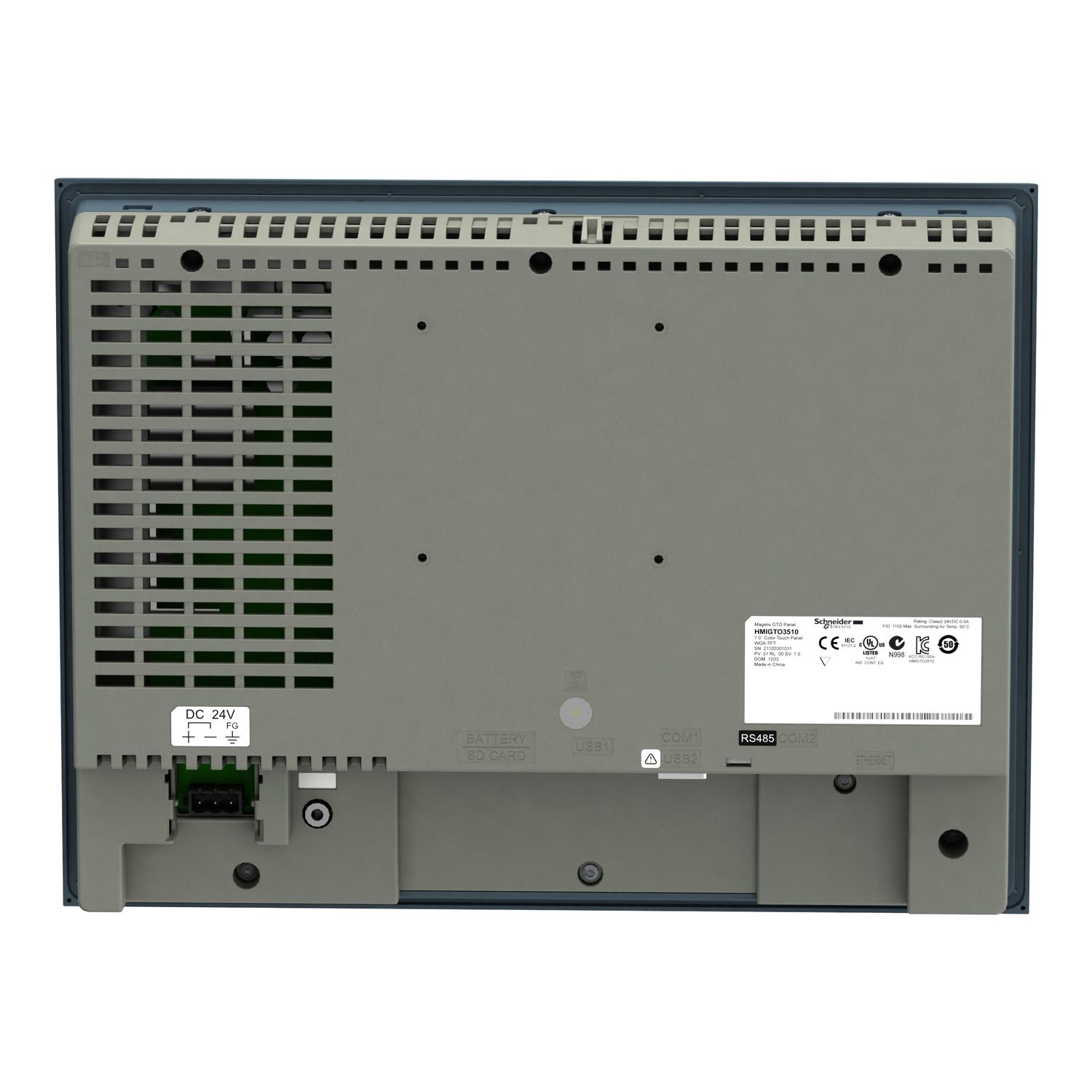 Picture of advanced touchscreen panel, Harmony GTO,800 x 600pixels SVGA, 12.1inch TFT, 96MB