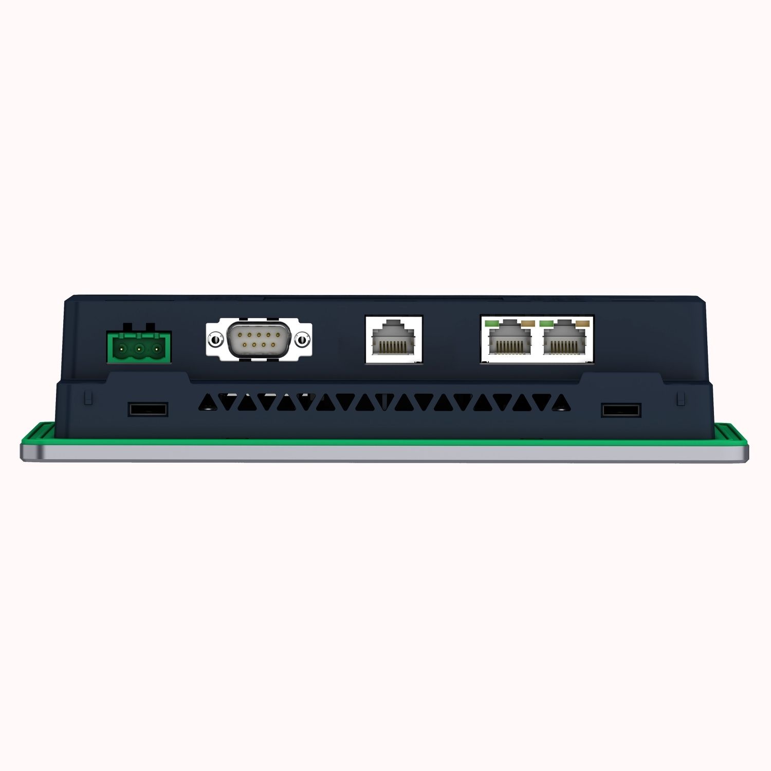 Picture of touch panel screen, Harmony ST6, 7inch wide display, 2COM, 2Ethernet, USB host and device, 24V DC