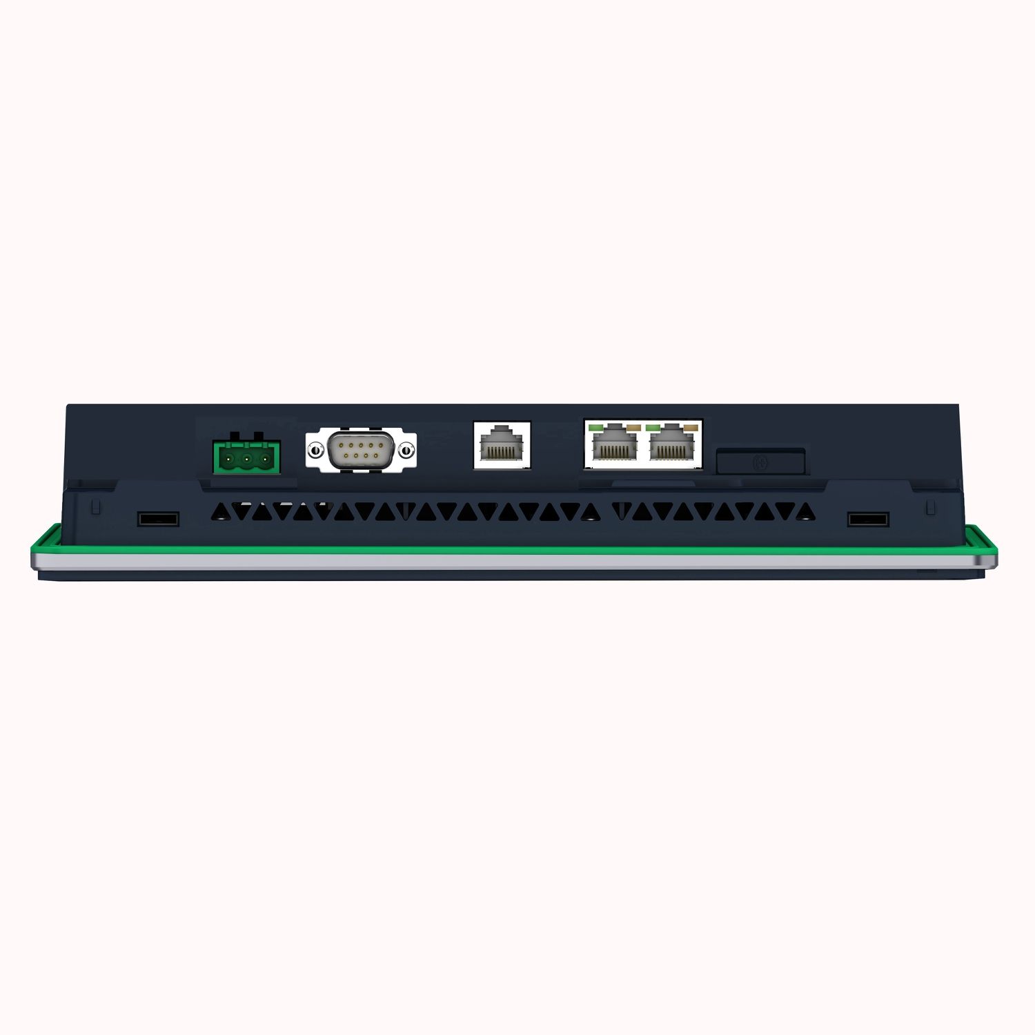 Picture of touch panel screen, Harmony ST6, 10inch wide display, 2COM, 2Ethernet, USB host and device, 24V DC