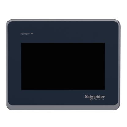 Picture of touch panel screen, Harmony ST6 , 4inch wide display, 1Ethernet, USB host and device, 24V DC