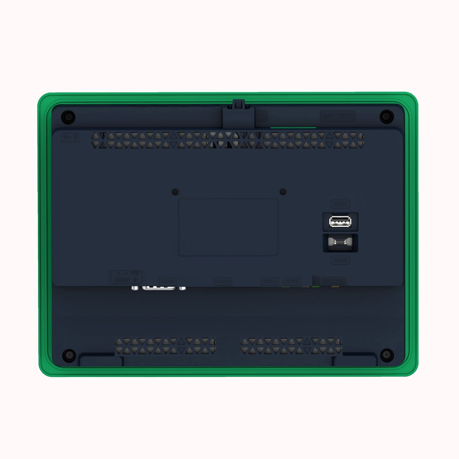 Picture of touch panel screen, Harmony ST6 , 10inch wide display, 2Ethernet, USB host and device, 24V DC