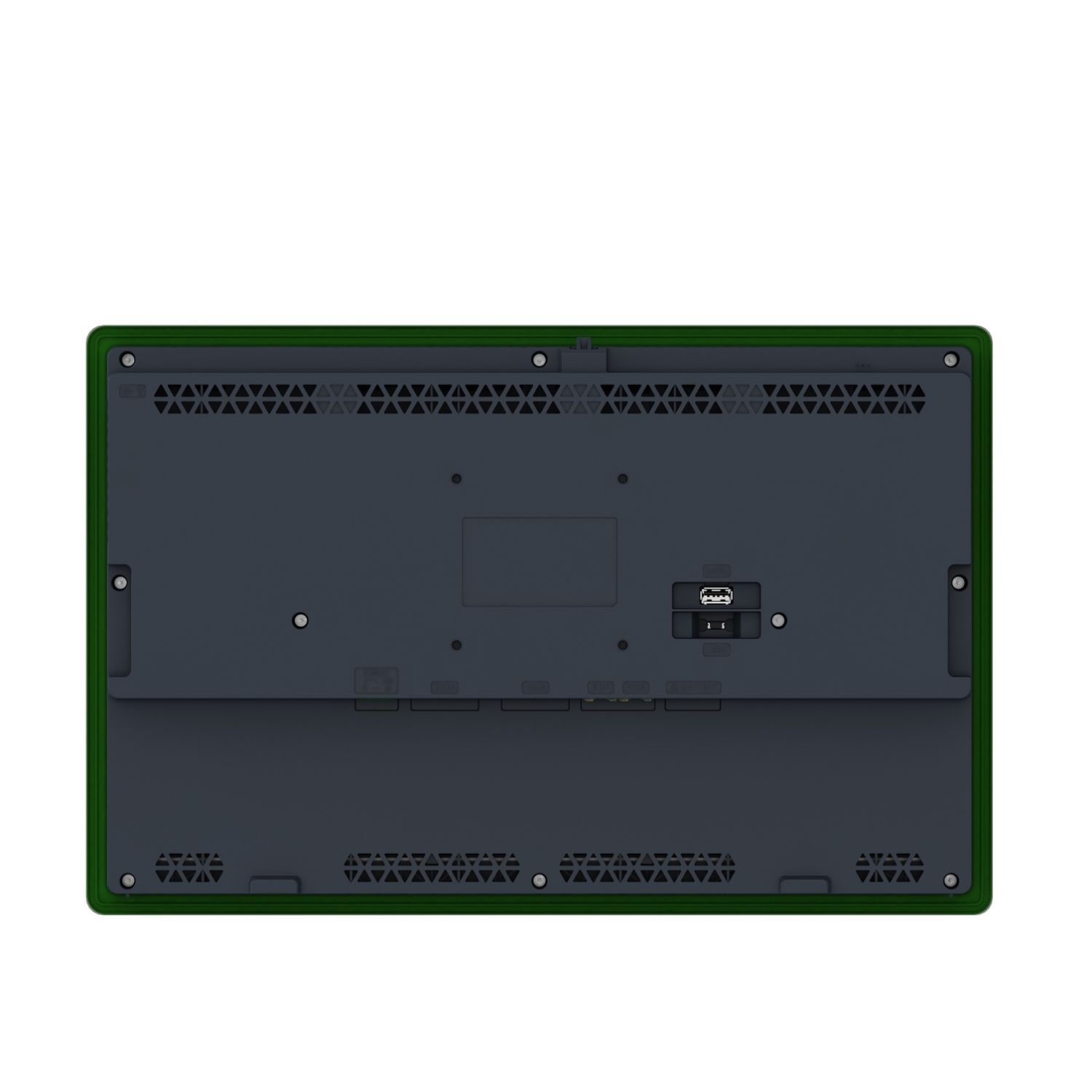 Picture of touch panel screen, Harmony ST6 , 15inch wide display, 2Ethernet, USB host and device, 24V DC