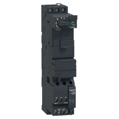 Picture of Reversing power base, TeSys Ultra, 3P, 1NO + 1NC, 38A, 690VAC, 24VDC coil