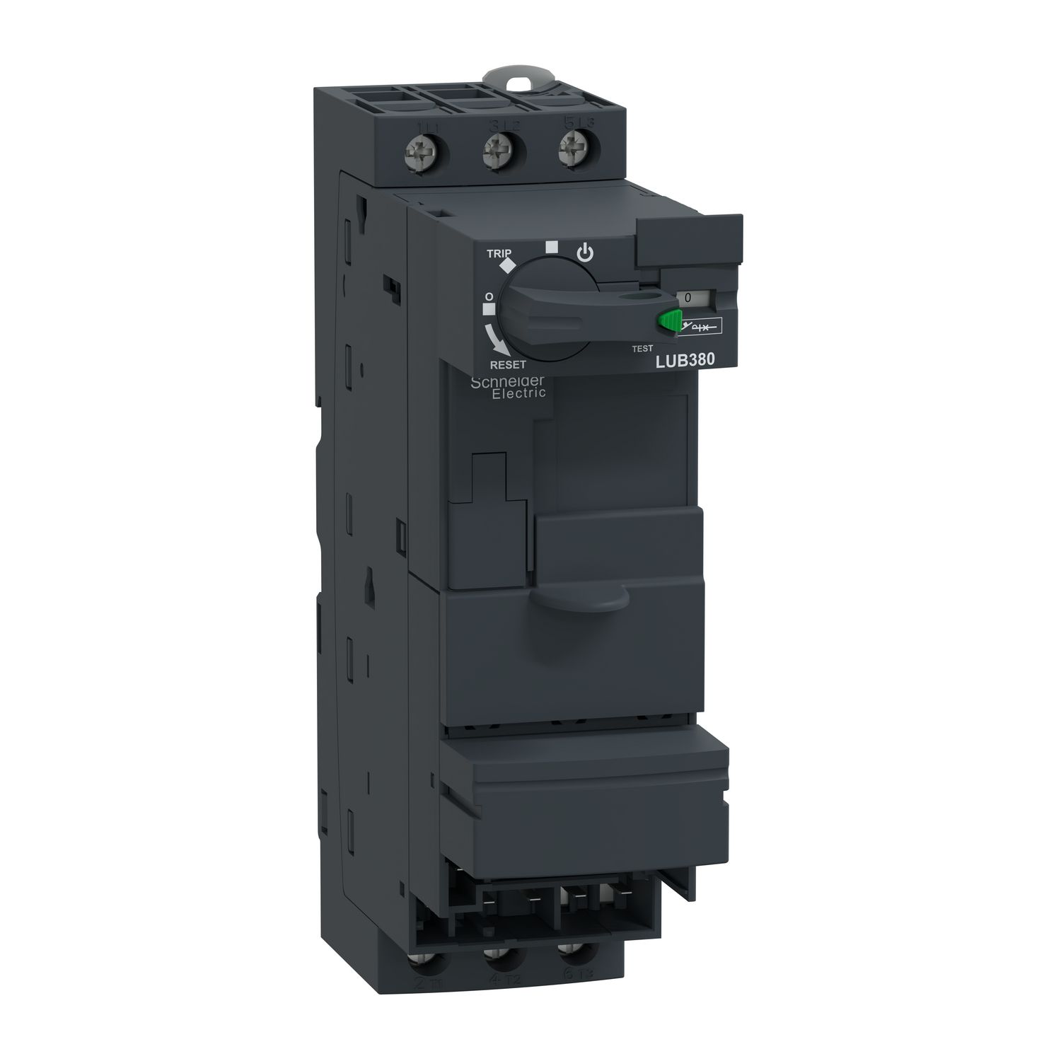 Picture of Non reversing power base, TeSys Ultra, 3P, 1NO + 1NC, 38A, 690V, Advanced power base