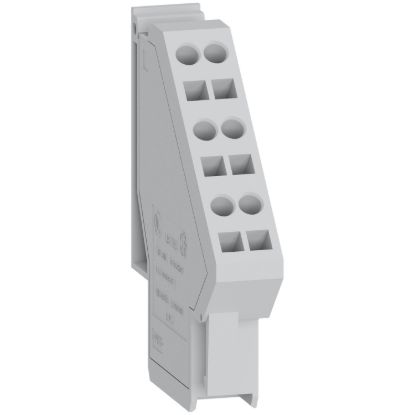 Picture of 3 wires terminal block, MasterPact MTZ1/MTZ2/MTZ3, fixed, spare part