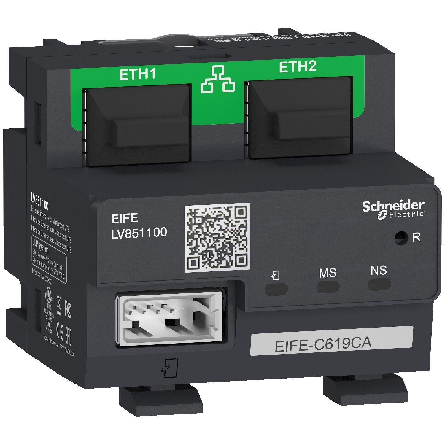 Picture of Embedded Ethernet interface EIFE, MasterPact MTZ1 drawout, spare part