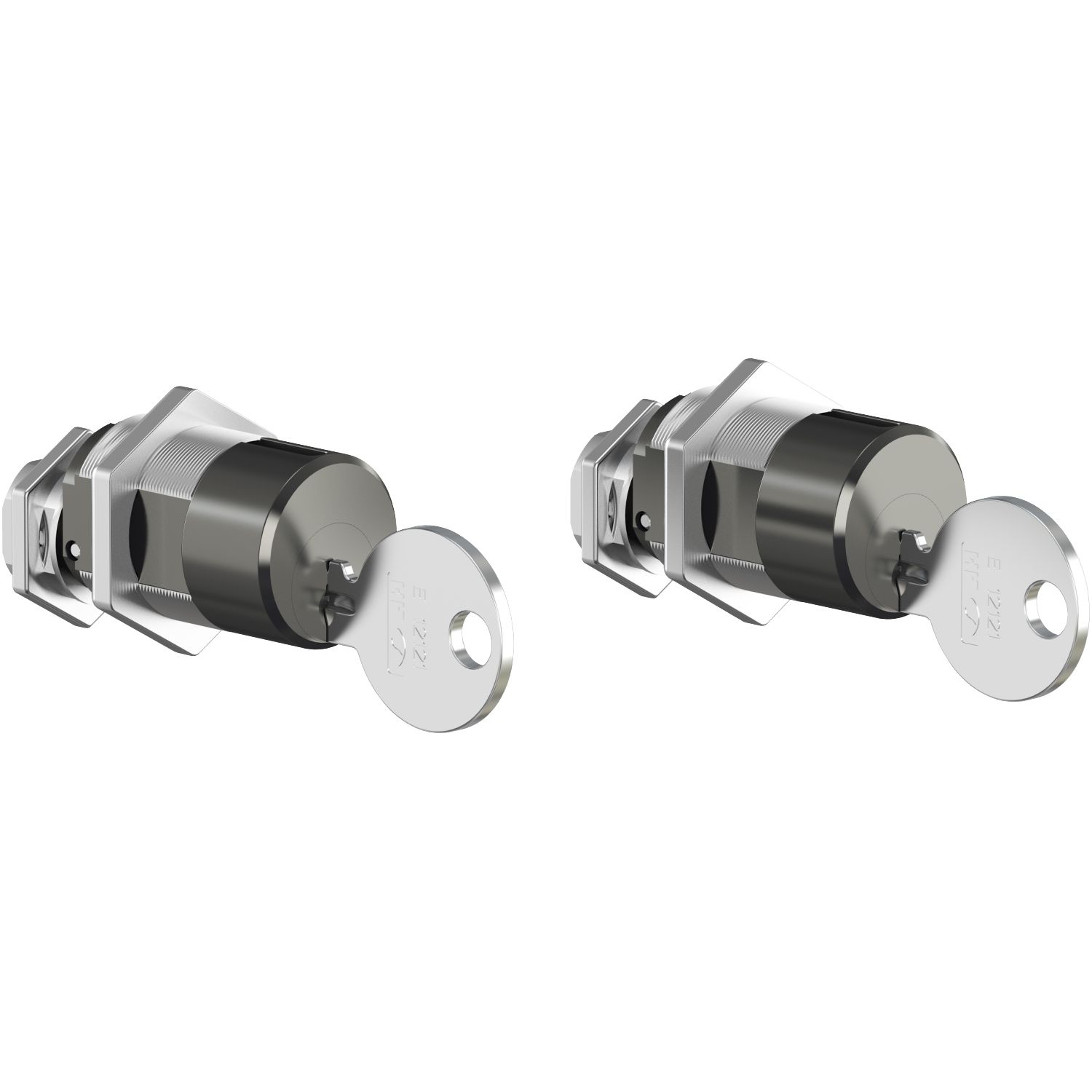 Picture of Chassis locking, MasterPact MTZ2/MTZ3 drawout, disconnected position locking, Ronis keylock, 2 locks, 1 key, spare part