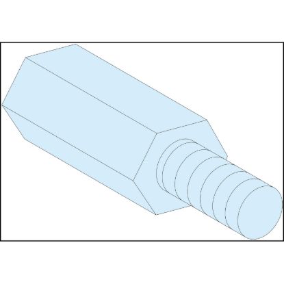 Picture of Hexagonal spacers, PrismaSeT G and P, M6, H23 mm , Set of 4