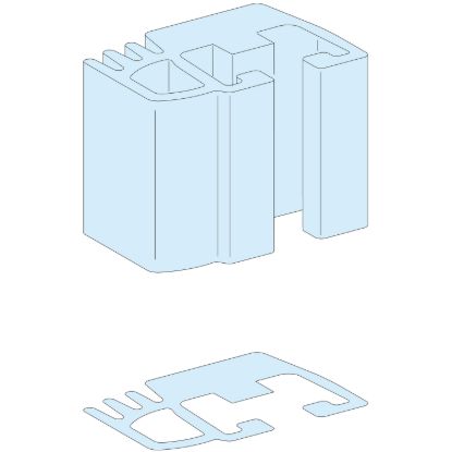 Picture of Profile busbar, Linergy LGYE, 1250A, for a vertical installation, 32.5x42.5mm, L1670mm