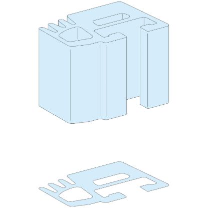 Picture of Profile busbar, Linergy LGYE, 1600A, for a vertical installation, 32.5x42.5mm, L1670mm